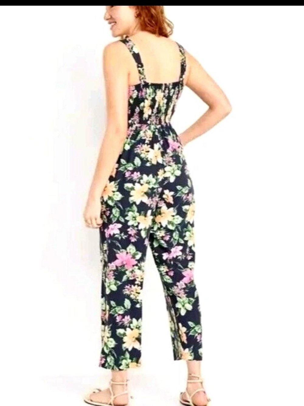 NWT old navy Fit & Flare Cami Jumpsuit - Picture 3 of 12